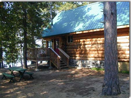 minnesota cabin picnic table